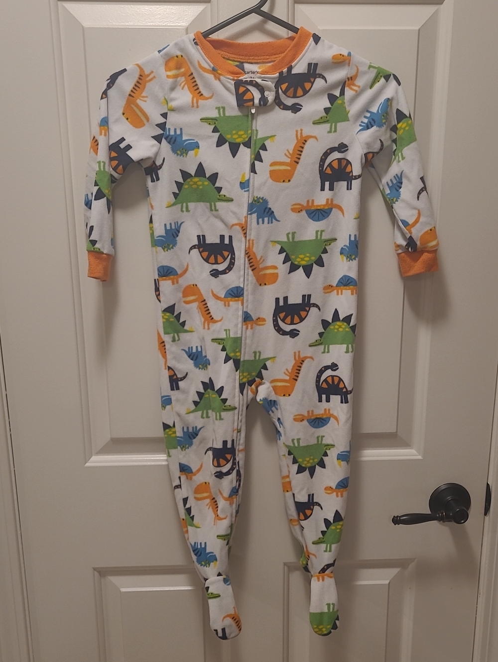 Carter's Dinosaur Fleece Footie Pajamas 3T